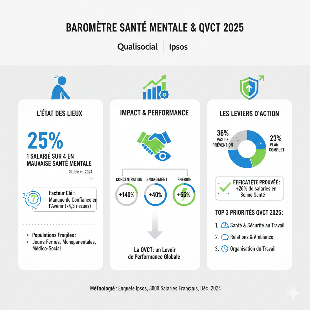 Santé mentale les chiffres clés 2025